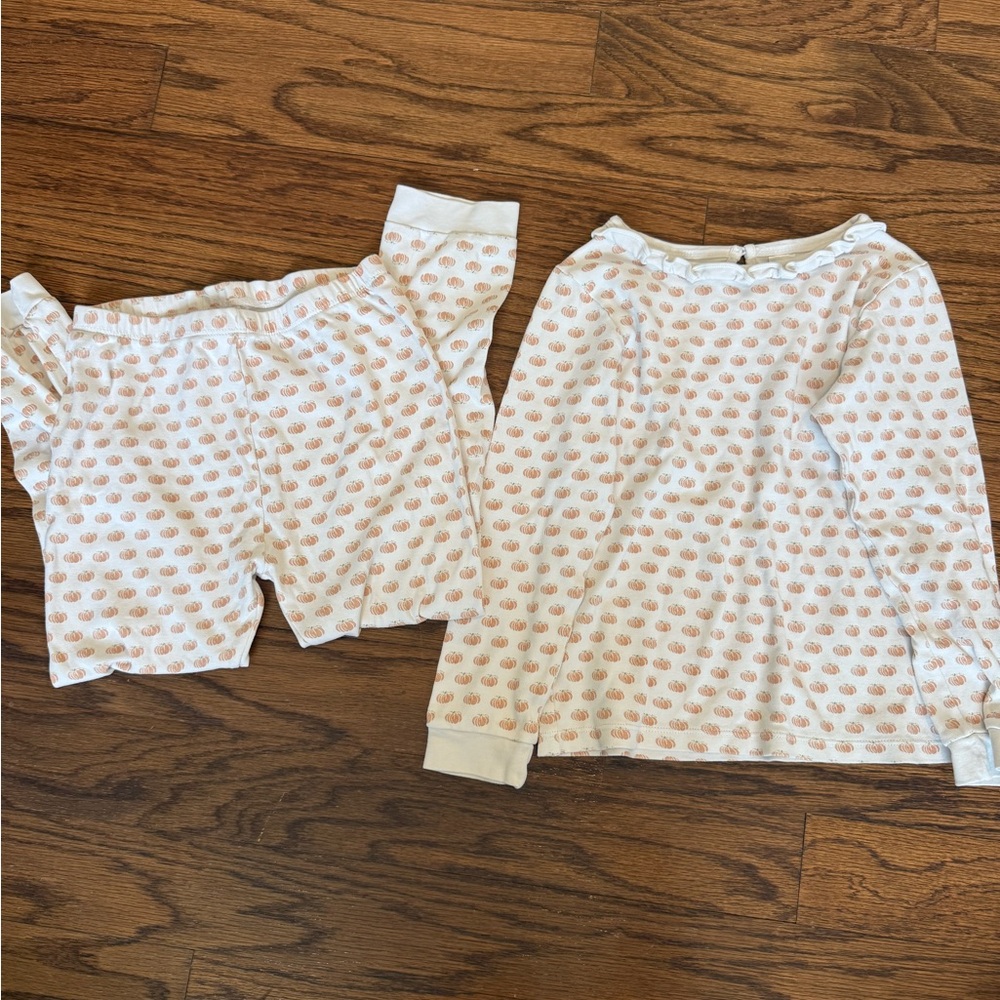 Lila and Hayes Pumpkin PJs- size 8
